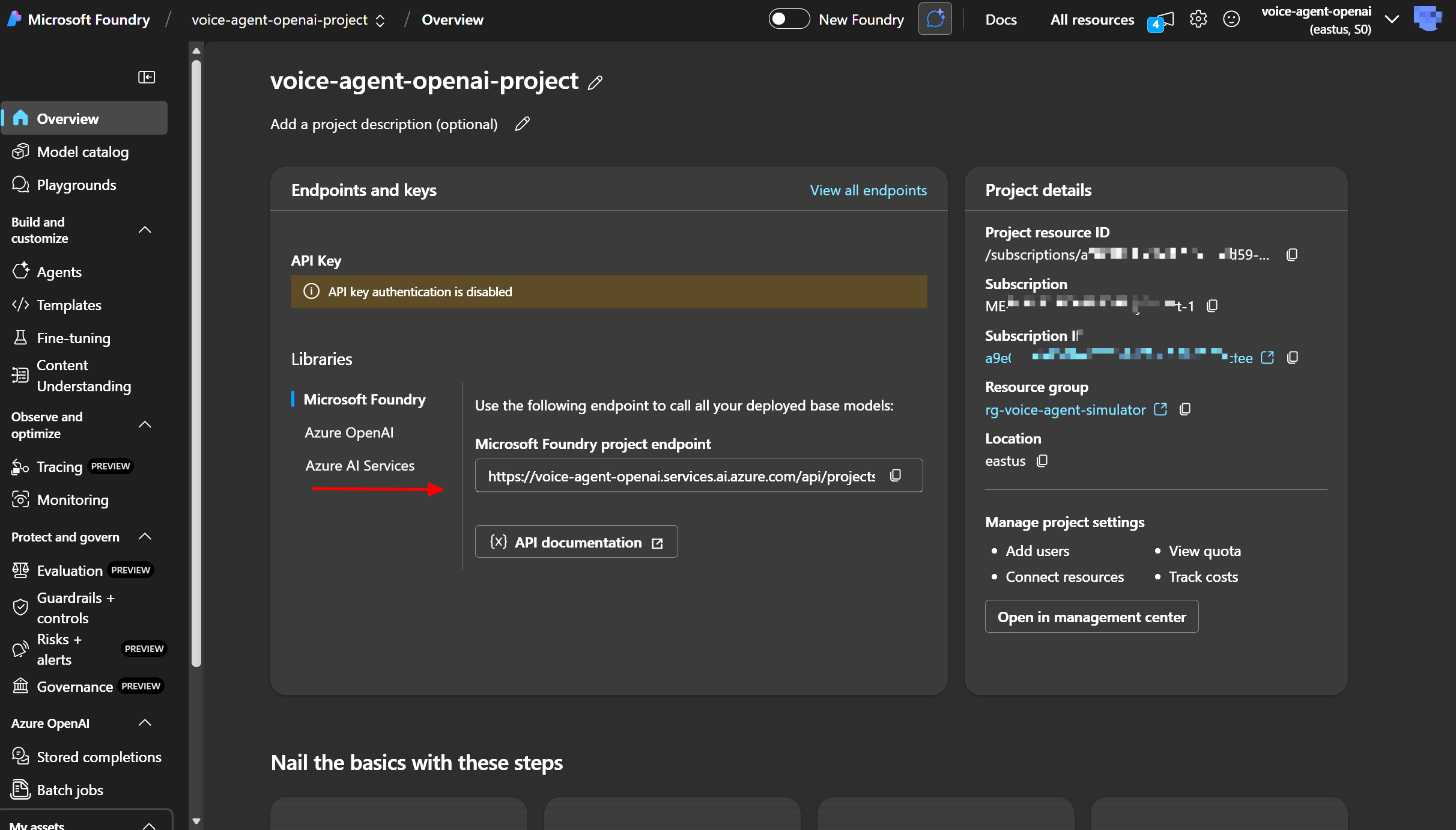 Azure AI Foundry Endpoint