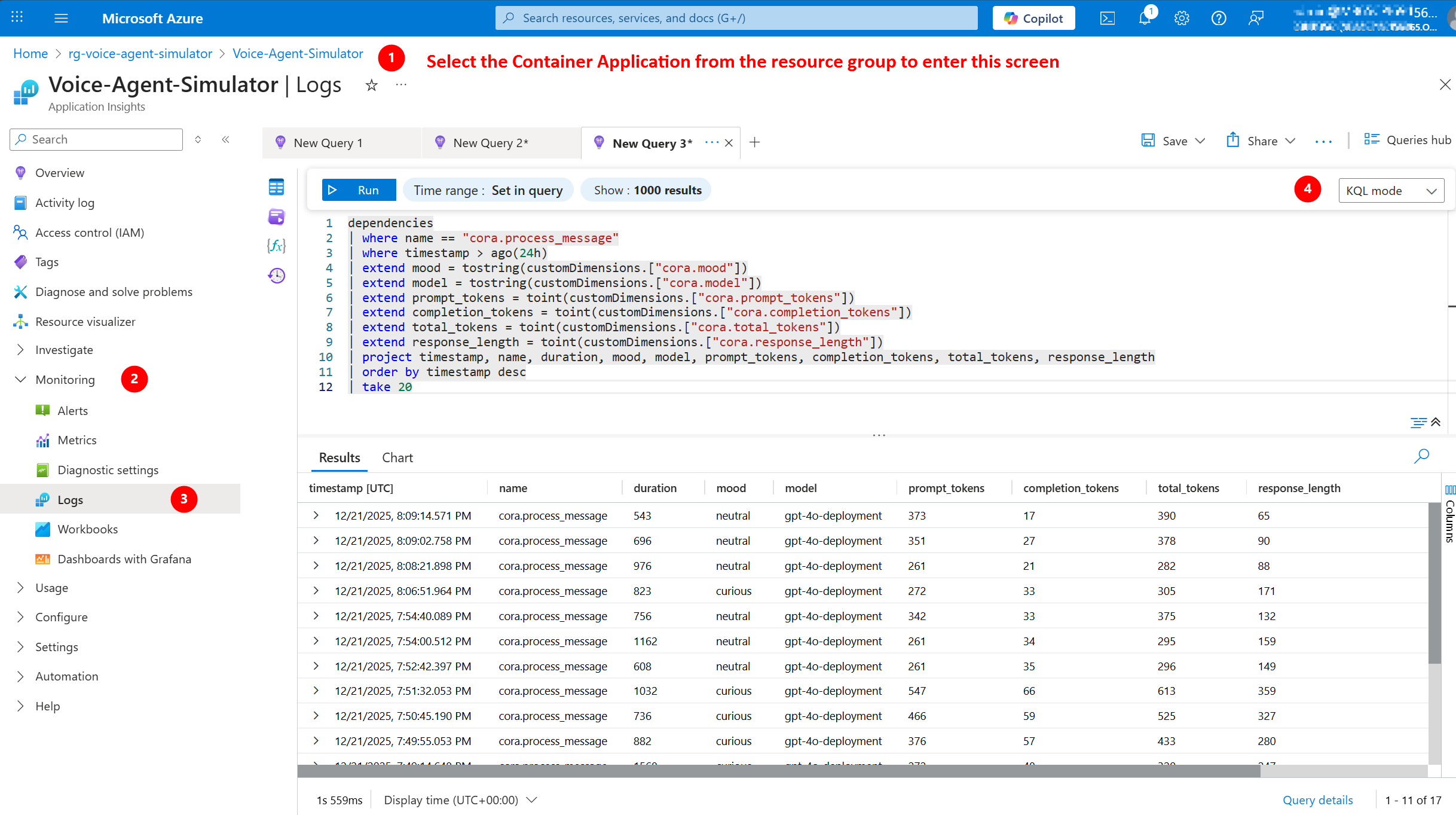 Application Insights Traces