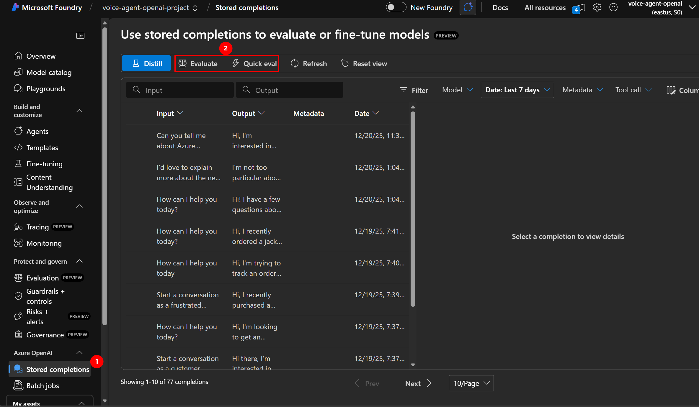 AI Foundry Evaluation